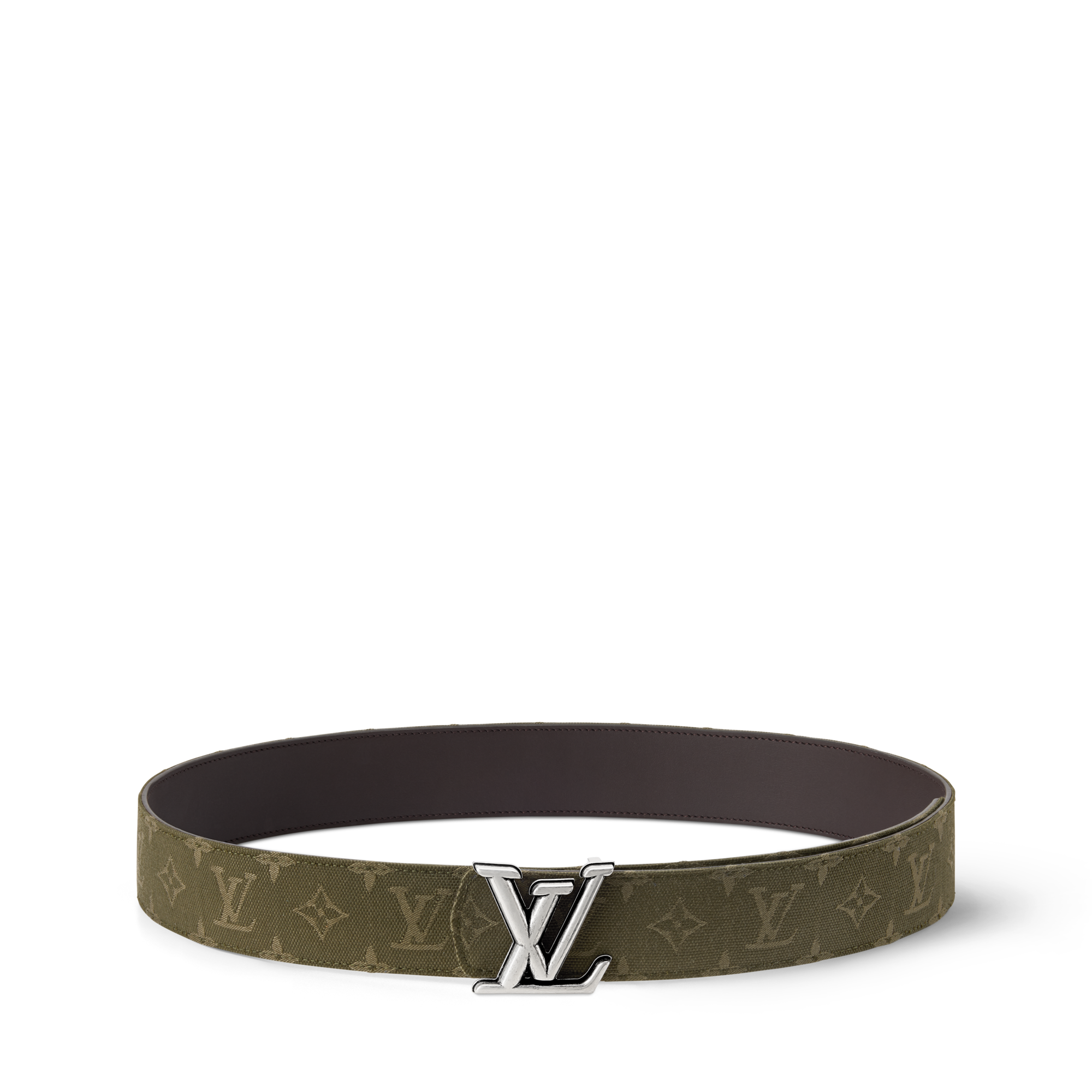 ベルト・LV イニシャル 40MM リバーシブル モノグラム・ミッドナイト